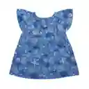 Vestido Bebé Niña Azul Pillín 6 M