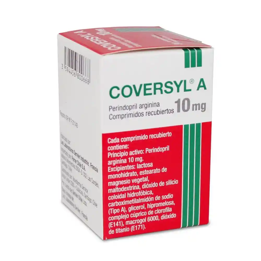 Coversyl A 10 mg Comprimidos Recubiertos