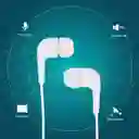 Miniso Audífonos de Cable Blanco Mod Hf233