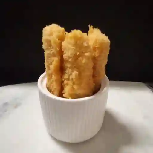 6 Trocitos de salmón tempura