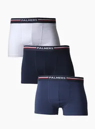 Palmers Pack Bóxer Rib Medio Clásico Azul Marino Talla L