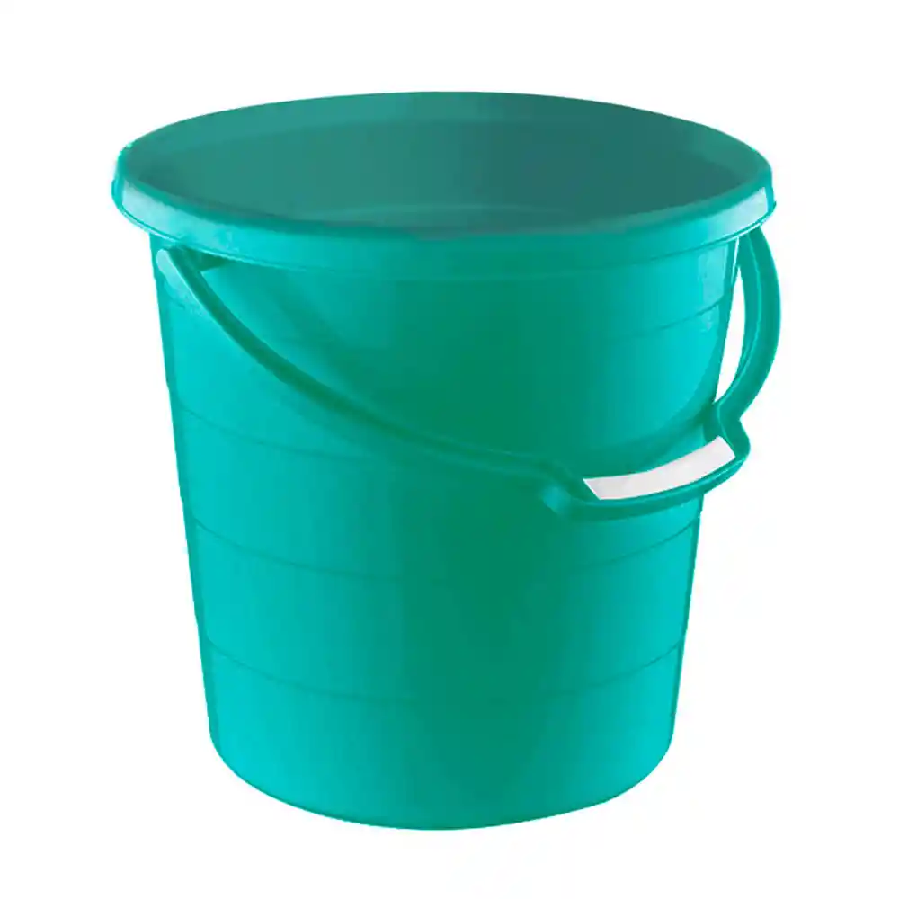Balde Krea Con Asa De Plástico Turquesa 10L