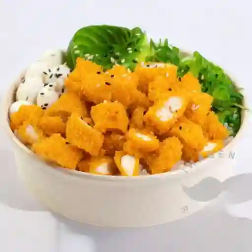 Gohan de pollo apanado