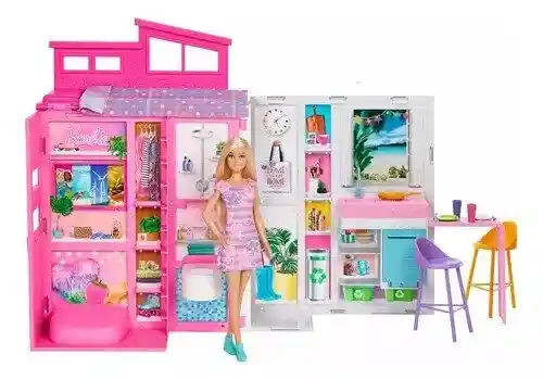 Barbie Casa de Muñecas Glam Con Muñeca - HRJ77