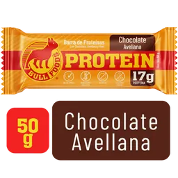 Bull Foods Barra de Chocolate Avellana Proteína