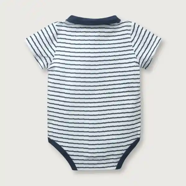 Bodie Polera Cuello de Bebé Niño Navy Talla RN Opaline