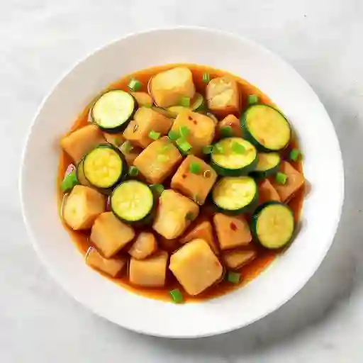 Cerdo con Zapallo Italiano