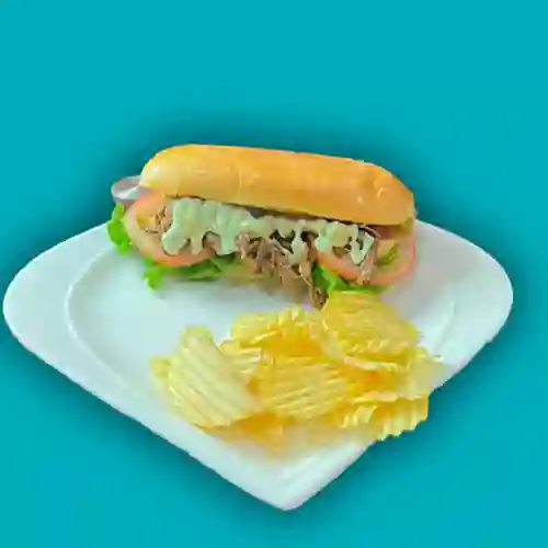 Sándwich Mechada Jr + Jugo Natural