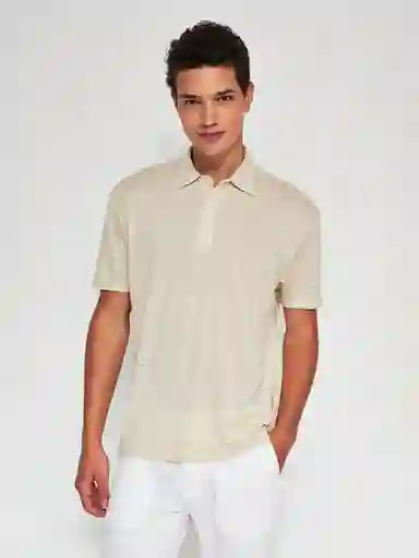 Spavaldi Polera Manga Corta Eliseo Beige L