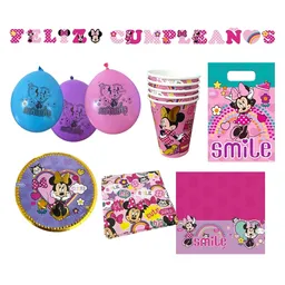 Pack Cumpleaños Minnie Mouse