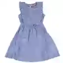 Vestido Niña Celeste Talla 8 A Pvy620-23Cel Pillín