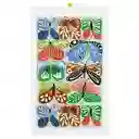 Paño Cocina de Algodón Velour Estampado Mariposas Casaideas