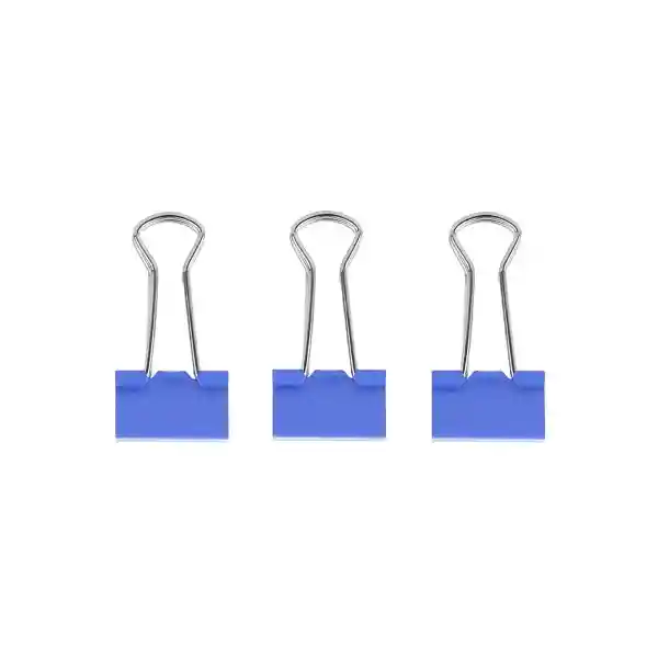 Set Clips Para Carpeta Azul Miniso