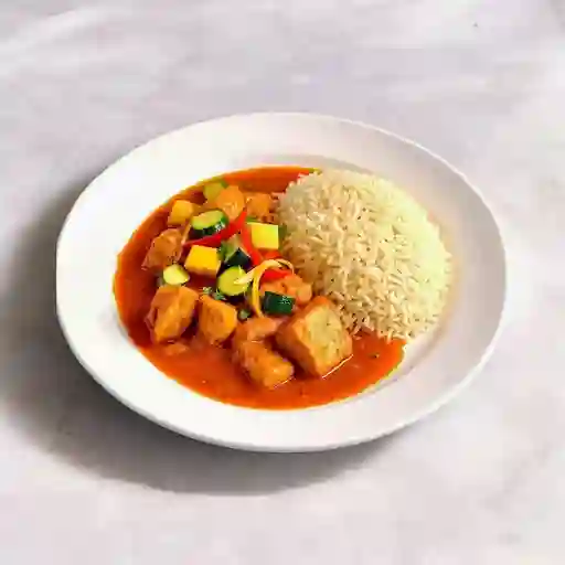 Curry Rojo De Pollo