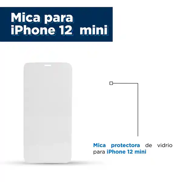 Mica de Cristal Templado Para Iphone 12 Mini Miniso