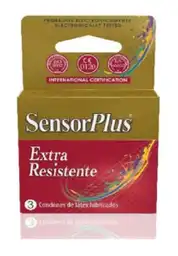 Sensor-Plus Condon De Latex Extra Resistente