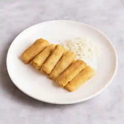 Costillar cantonés con arroz