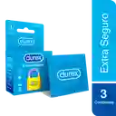 Durex Preservativos - Condones Extra Seguro 3 unidades