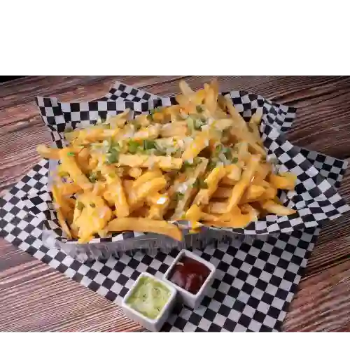 Papas Fritas con Queso Cheddar Ciboulette