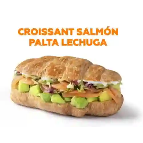 Croissant Salmón Palta Lechuga