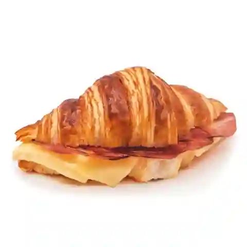 Croissant Relleno De Queso Y Jamón