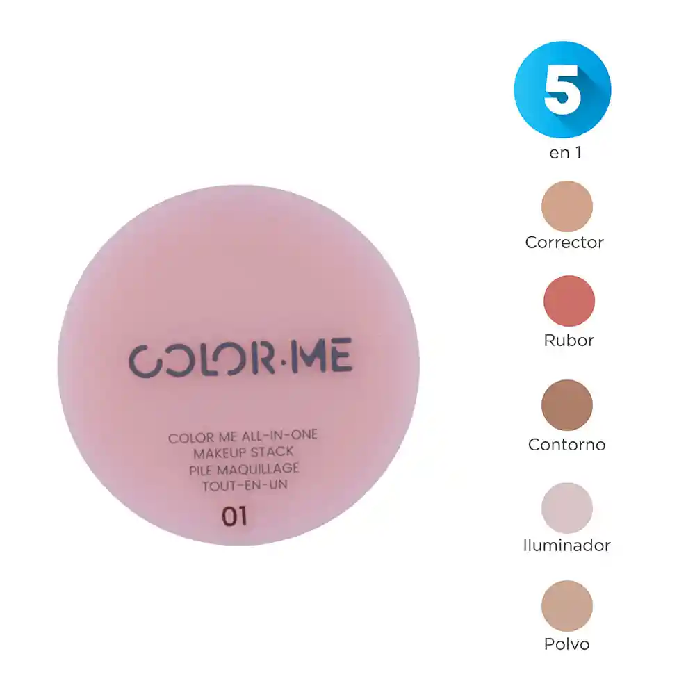Miniso Kit de Maquillaje 5 en 1 Color Me