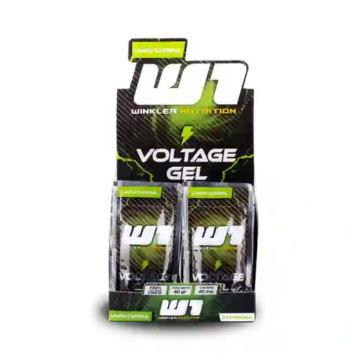 W1 Energético en Gel Voltage Con Cafeína Sabor Limón