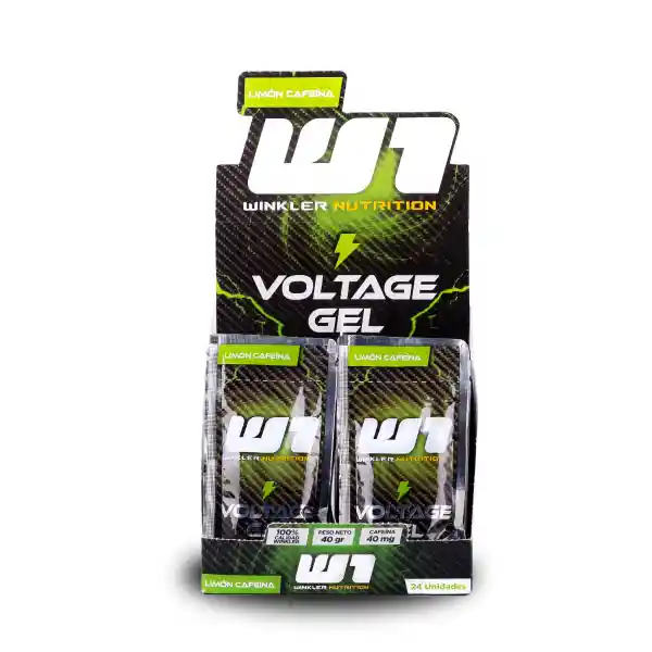 W1 Energético en Gel Voltage Con Cafeína Sabor Limón