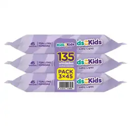 Kids For Kids Pack Toallita Húmeda Aloe y Manzana