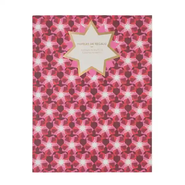 Libro 12 Pliegos de Papel de Regalo Casaideas