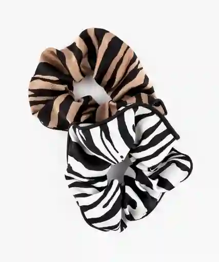 Set Collet Diseño Animal Print Cebra / Tigre