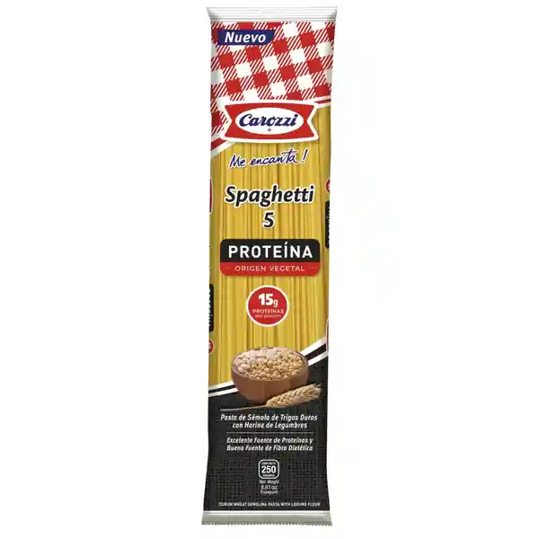 Carozzi Spaghetti Proteínas