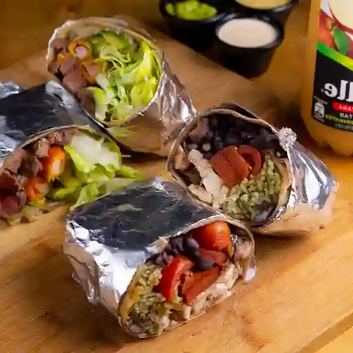 Promo Burritos 3 y Bebida 1.5 Lt