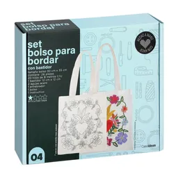 Bolso Para Bordar Con Bastidor