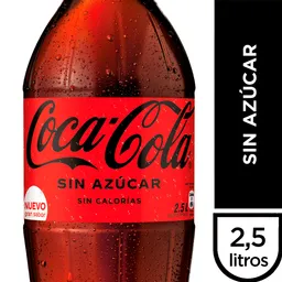 Coca-Cola Sin Azucar Bebida Gaseosa de Gran Sabor 