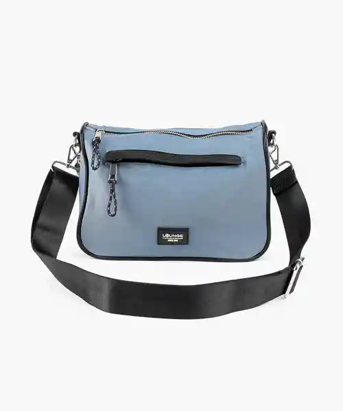 Lounge Cartera Nylon Cruzada Doble Strap Azul