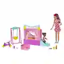 Barbie Muñeca Skipper Babysitter Parque de Juegos