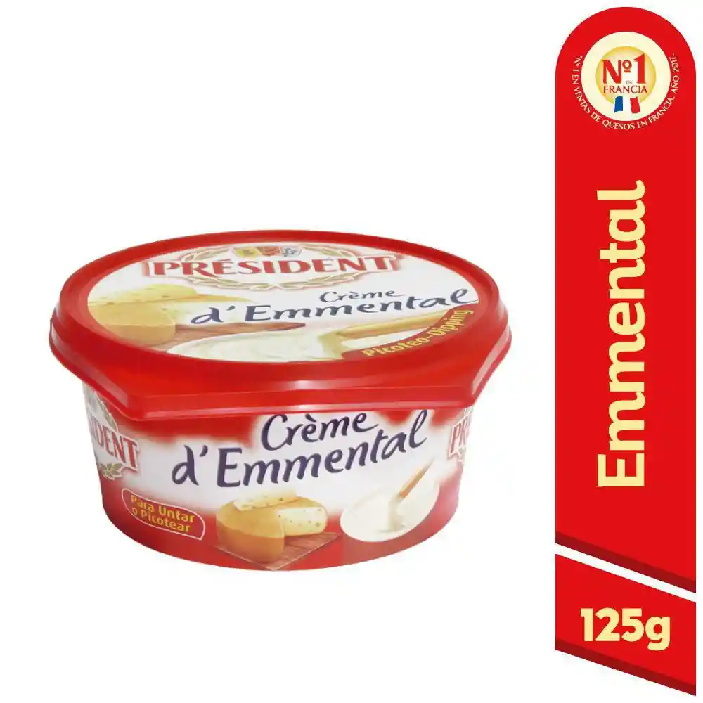 Emmental Président Queso Crema