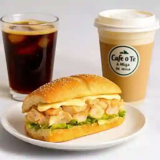 Cafe O Te + Sandwich De Miga