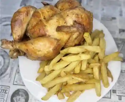 1 Pollo Asado con Papa Familiar