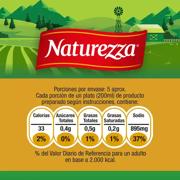 Naturezza Sopa De Pollo Con Arroz