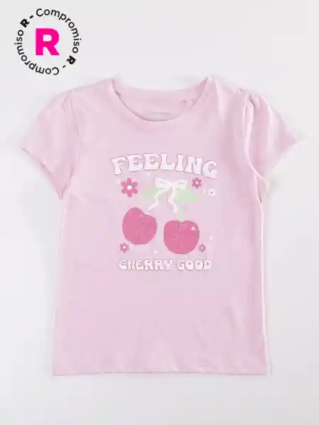 Harvest Polera Manga Corta Punta Es Rosado 3 V26