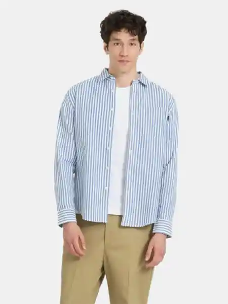 Dockers Camisa Manga Larga Gris L A31390011-ST