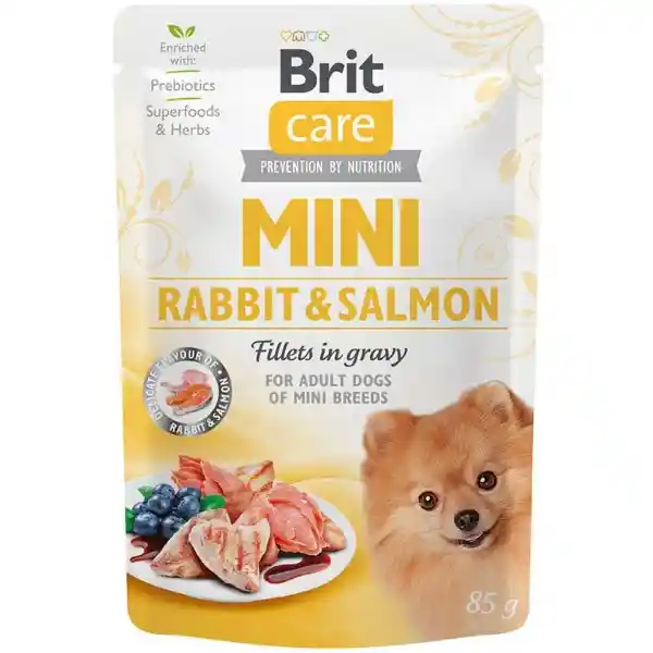 Brit Care Alimento Húmedo Perro Rabbit And Salmón Fillets Gravy