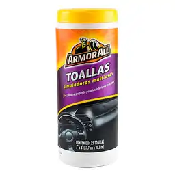 Toallitas Limpiadoras Multiuso Armor All 25Un