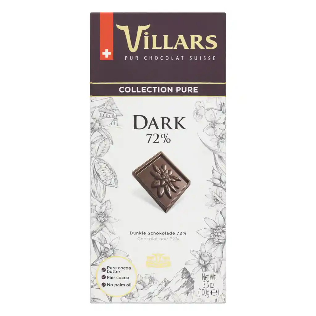 Villars Chocolate Amargo 72%