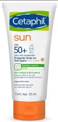 Cetaphil Sun Gel Ligero Oil Control Fps50+ Con Color