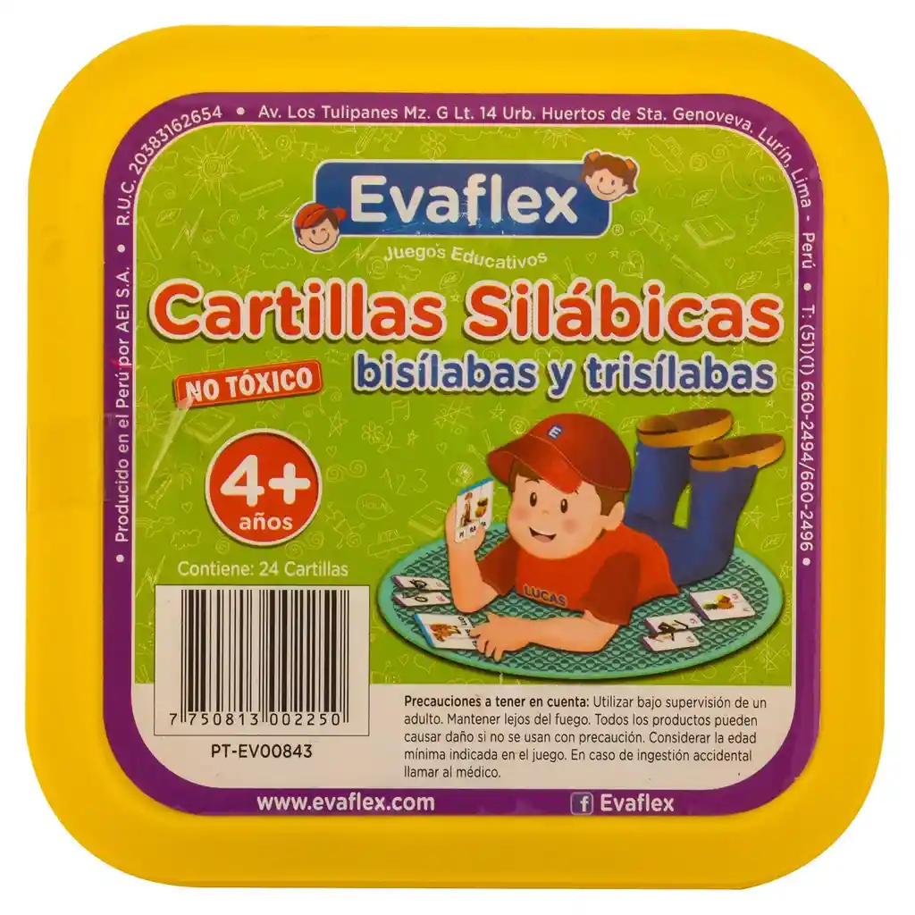 Juego Educativo Cartillas Silábicas