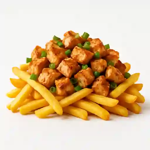 Papas Fritas con Pollo