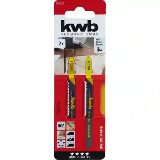 KWB hoja de sierra caladora para madera te111c (diente 3 mm)